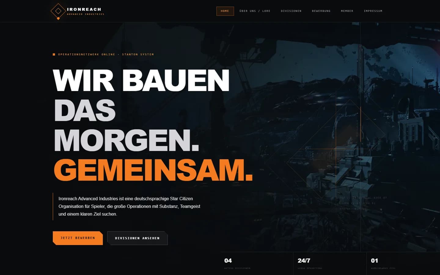 Ironreach Advanced Industries Website